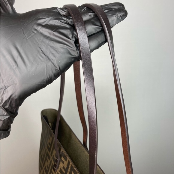 Authentic Fendi Zucca Canvas Tote - Picture 14 of 15
